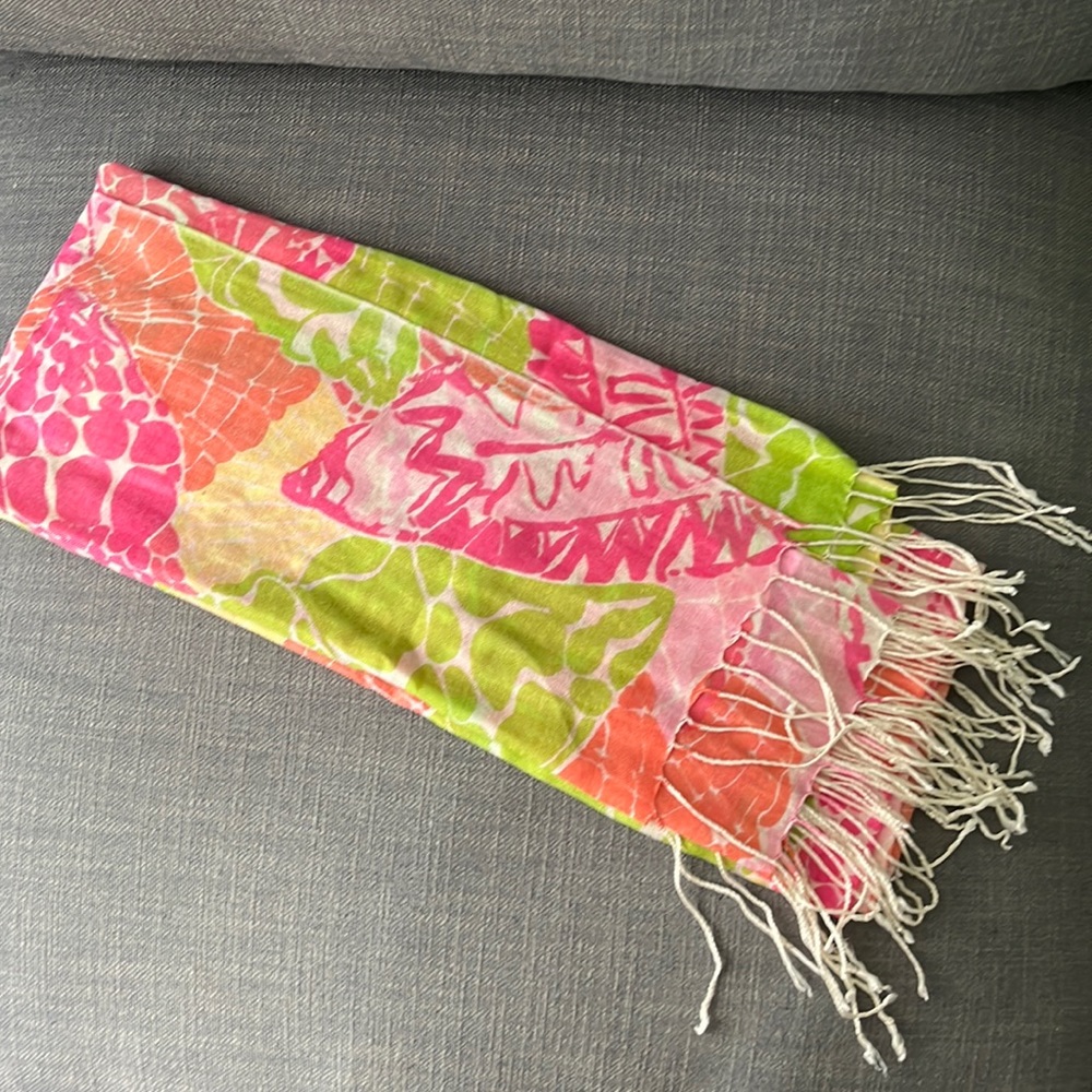 Lily Pulitzer silk scarf
